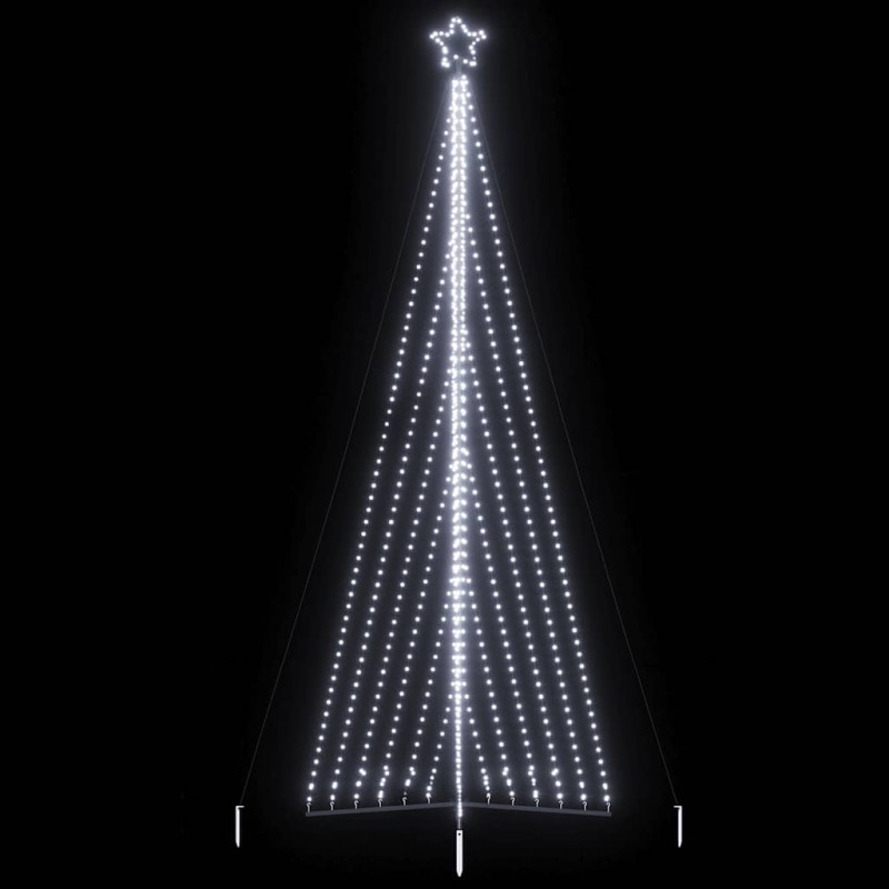 Guirlande de sapin de Noël 789 LED blanc froid 476 cm