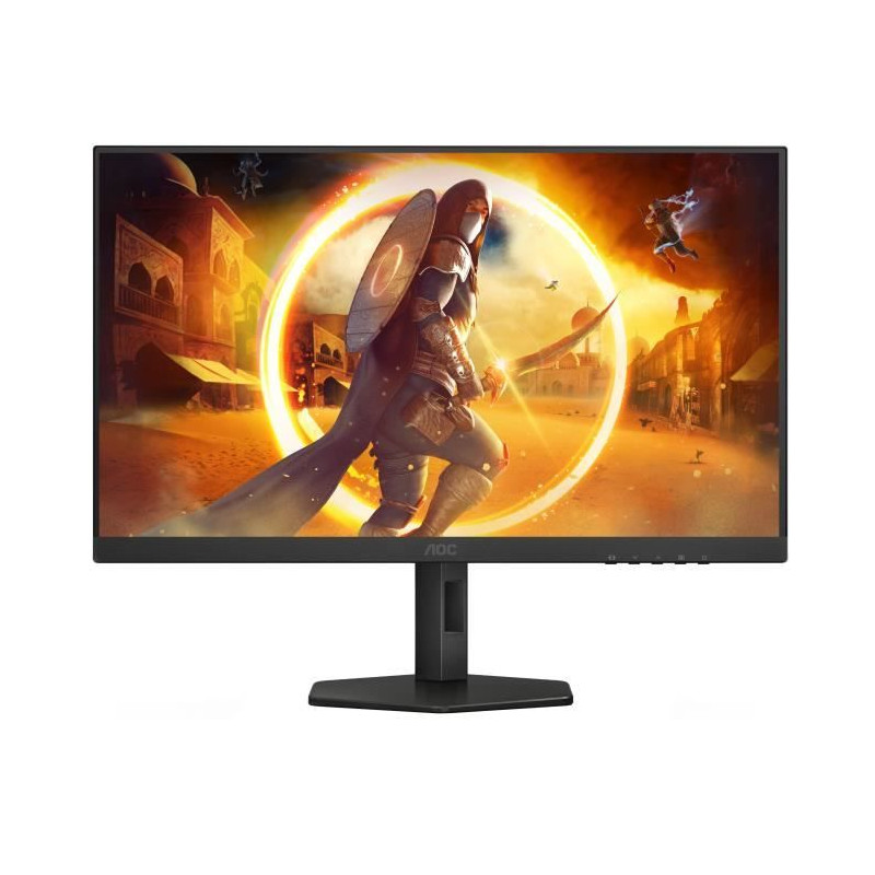 Écran PC - AOC - Q27G4XF - 27 QHD - Dalle IPS - 180Hz - 0,5ms - Ajustable en hauteur - 1 HDMI 1 DP - Adaptive Sync - Noir