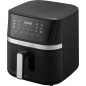 Friteuse sans huile – ARTHUR MARTIN - Airfryer 6,6 L- 1600 W - Ecran tactile - 7 pré-réglages - Noir