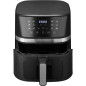 Friteuse sans huile – ARTHUR MARTIN - Airfryer 6,6 L- 1600 W - Ecran tactile - 7 pré-réglages - Noir