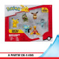 Pack 6 Figurines Pokémon - BANDAI - JW3614 - 5 cm - Combats Pokémon