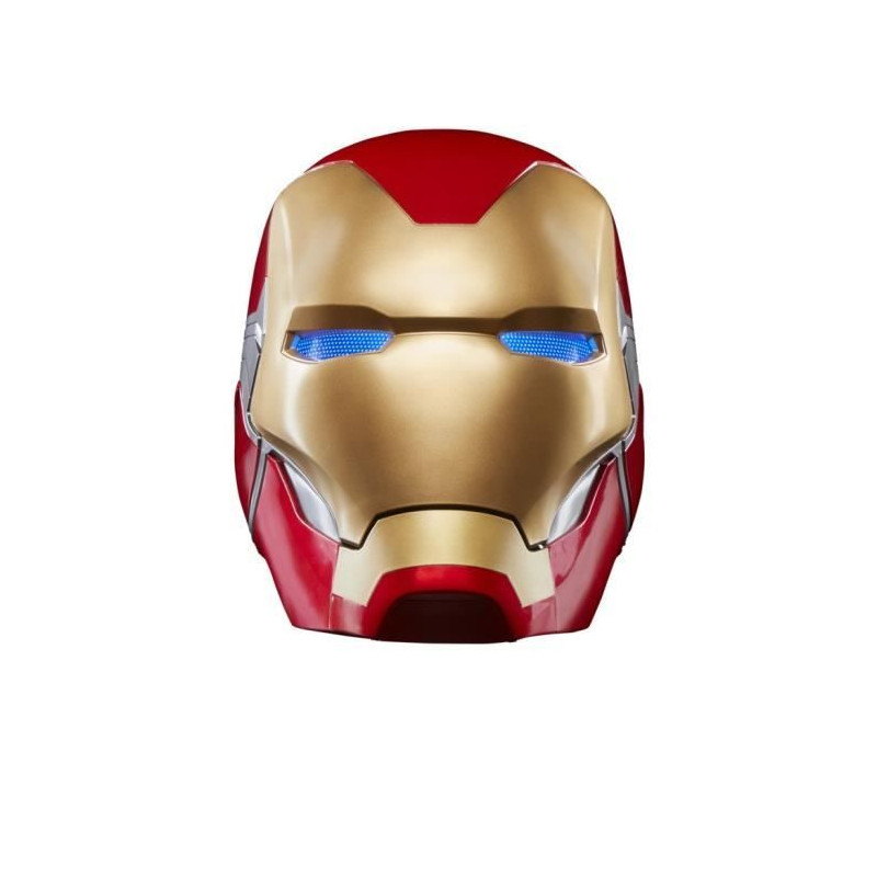 Casque électronique Iron Man, avec effets lumineux, jouet de cosplay premium de collection pour adultes, Marvel Legends Series