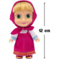 Coffret poupée et peluche - MASHA AND THE BEAR - Masha 12 cm et Michka 20 cm - a partir de 3 ans - MHA21