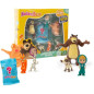 Figurines - MASHA AND THE BEAR - Coffret 7 figurines avec 1 surprise - Taille 5-7 cm - a partir de 3 ans - MHA31