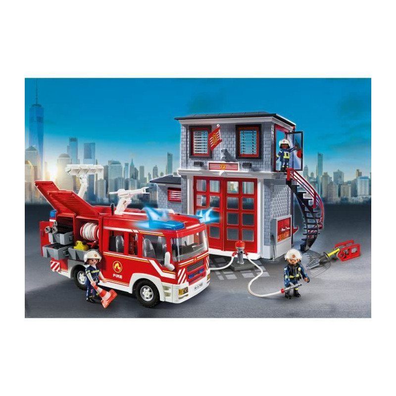 PLAYMOBIL - 71603 - Megaset de pompiers