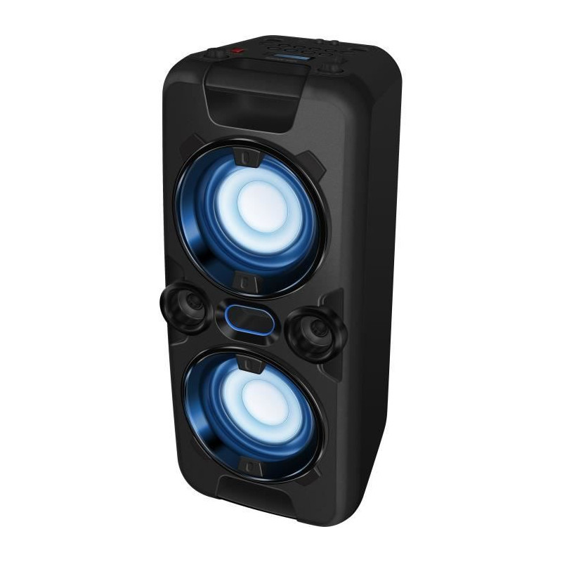 Enceinte audio sans fil - SENCOR - SSS 3800 - 60 W - 30 radios FM - Bluetooth - Lumieres LED clignotantes - Noir