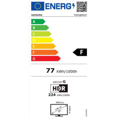 Samsung QLED,  100 Hz, Quantum Processor Lite 4K, Ultimate UHD Dimming , Motion SAMSUNG - TQ55Q80DATXXC