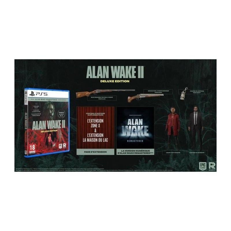 Alan Wake 2 - Jeu PS5 - Edition Deluxe