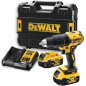 Perceuse visseuse 18 V XR + 2 batteries 4 Ah + chargeur + coffret DEWALT DCD777M2T QW