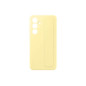 Coque en silicone pour Samsung Galaxy S24 FE Jaune