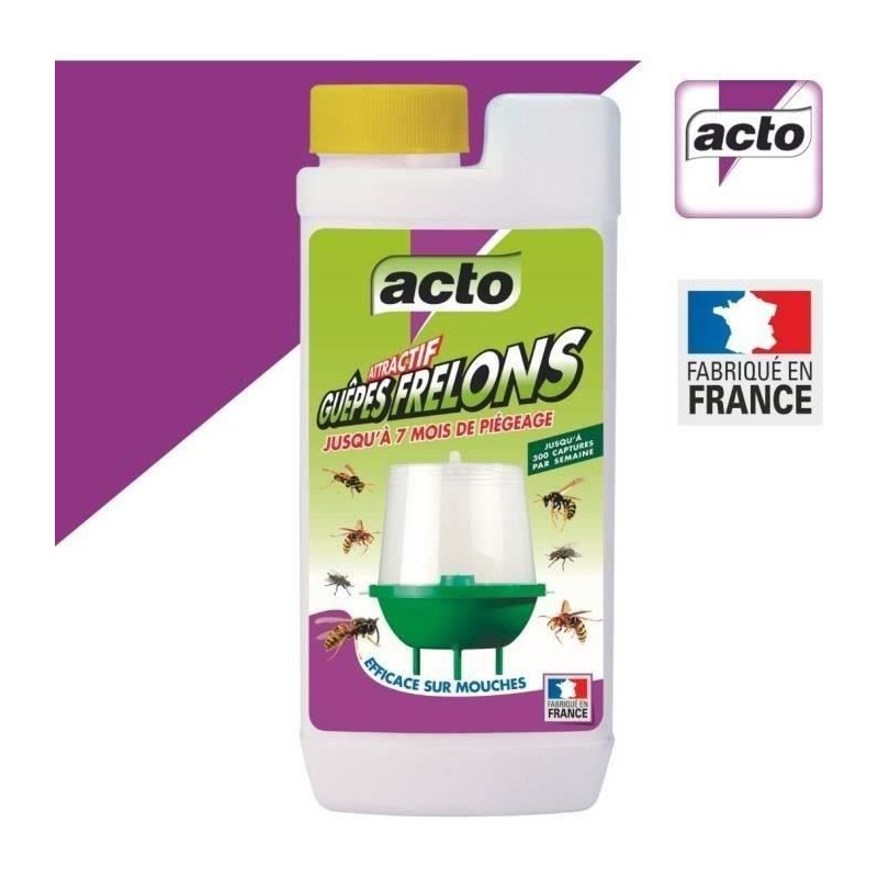 Attractif Guepes & Frelons - ACTO - Poudre 375g