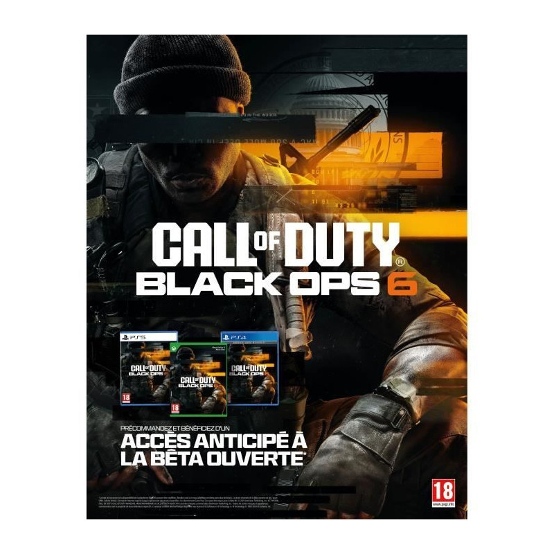 Call of Duty Black Ops 6 - Jeu Xbox Series X et Xbox One