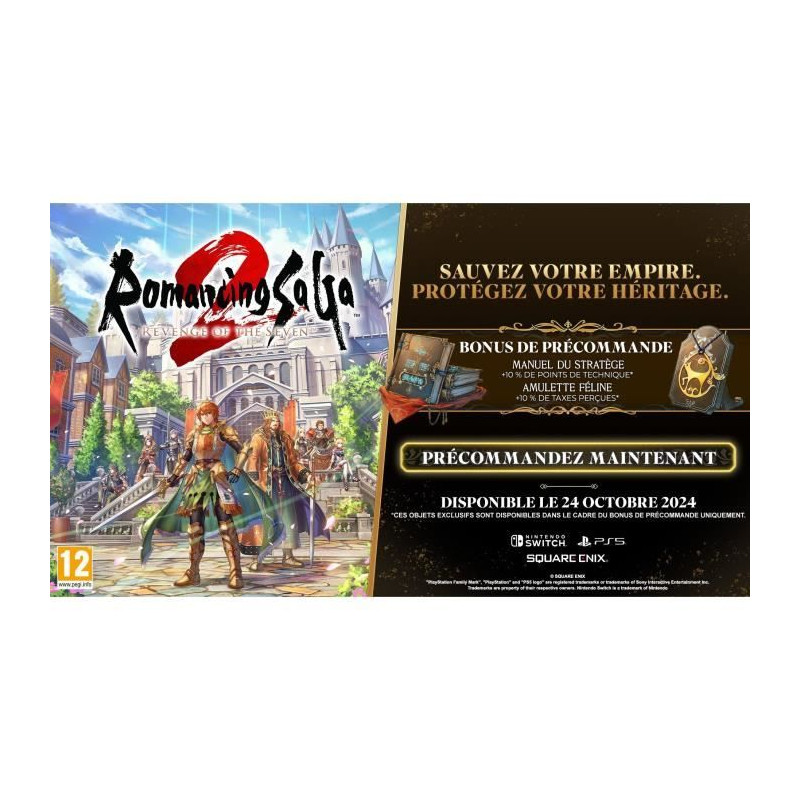 Romancing Saga 2: Revenge of the Seven - Jeu Nintendo Switch