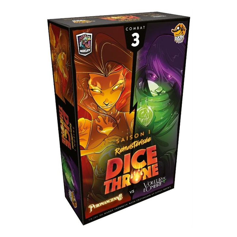 Dice Throne Saison 1 Pyromancienne VS Voleur de l’Ombre