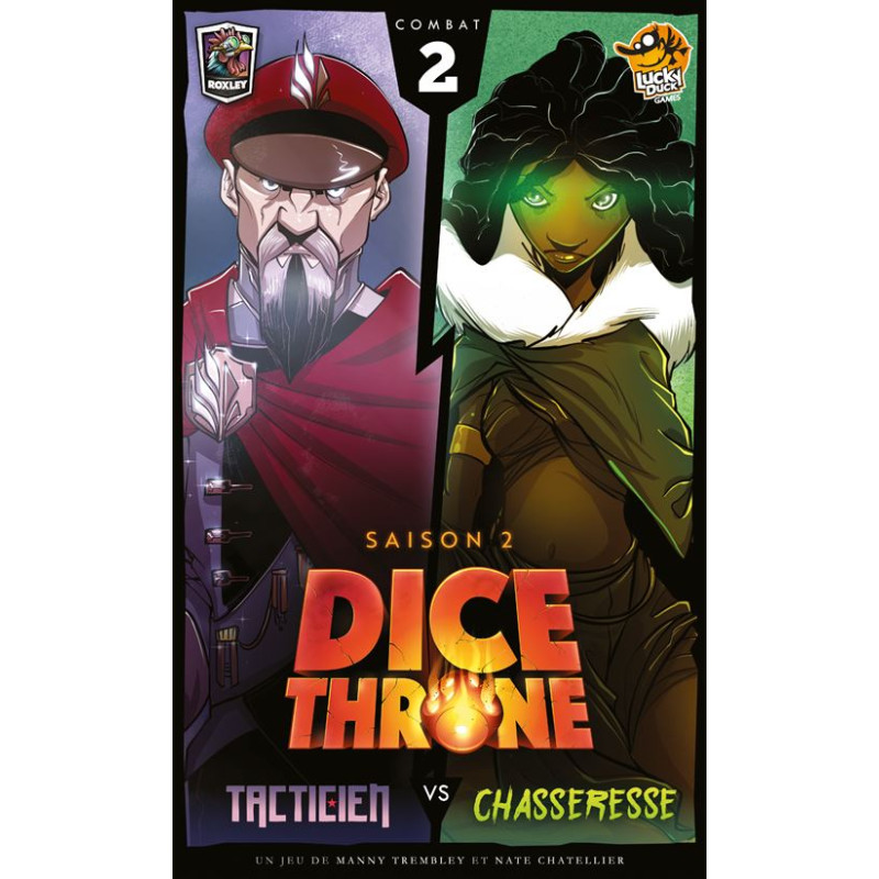 Dice Throne Saison 2 Tacticien vs Chasseresse