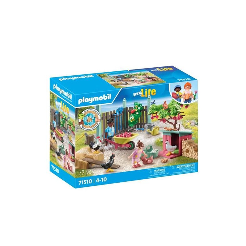 Playmobil My Life 71510 Poulailler et jardin