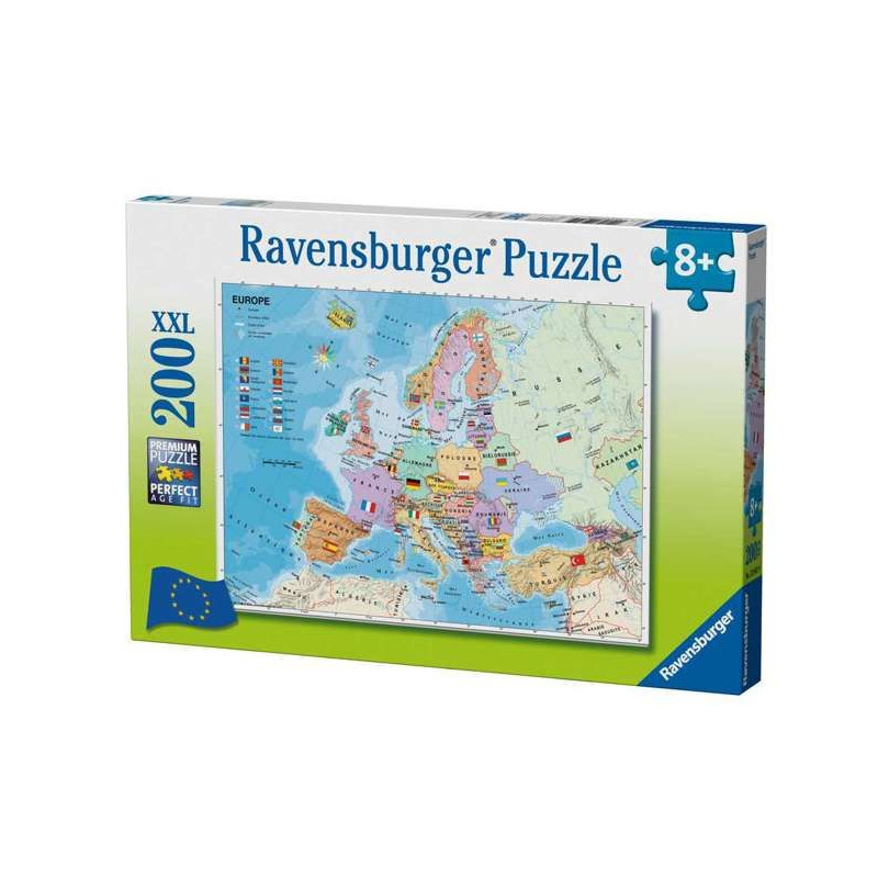 Puzzle 200 p XXL - Carte d'Europe