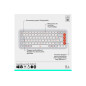 Ensemble clavier et souris Logitech Logitech POP ICON COMBO, ensemble clavier et souris Bluetooth, frappe confortable Blanc