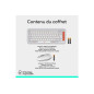 Ensemble clavier et souris Logitech Logitech POP ICON COMBO, ensemble clavier et souris Bluetooth, frappe confortable Blanc