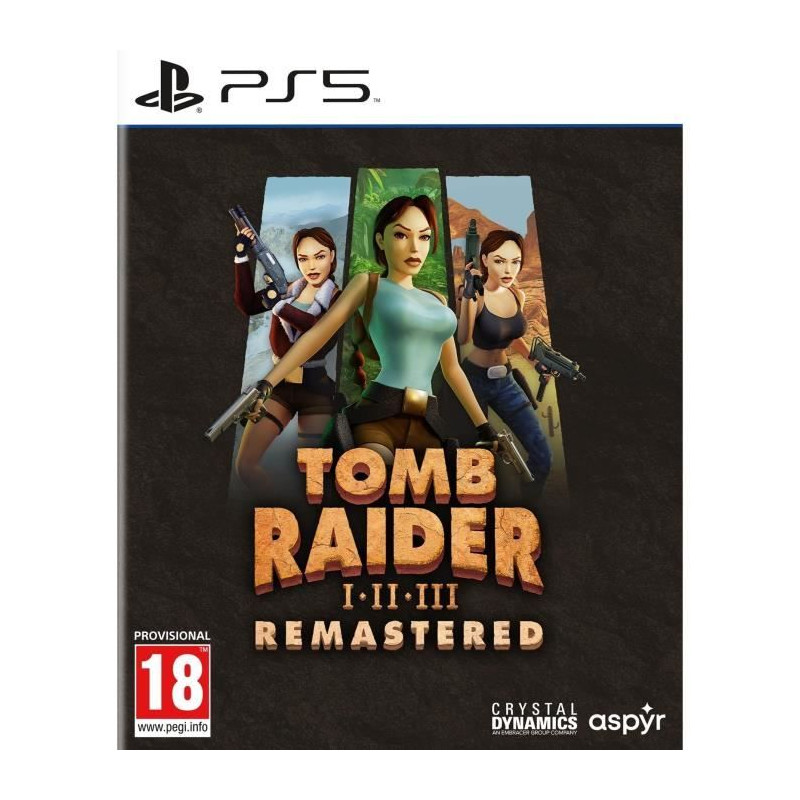 Tomb Raider I-III Remastered Starring Lara Croft - Jeu PS5