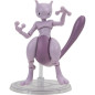 Figurine - BANDAI - Pokémon Mewtwo - 12 cm, ultra articulée et tres détaillée