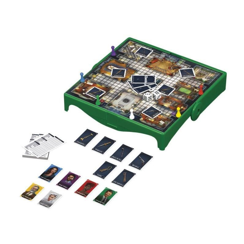 Cluedo Voyage, jeu de société de voyage pour 3 a 6 joueurs, jeu de voyage, Des 8 ans, Hasbro Gaming