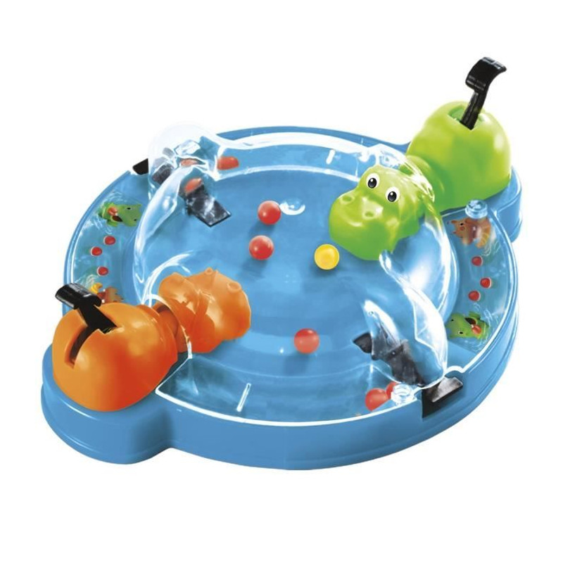 Hippos gloutons Voyage, jeu de société de voyage pour 2 joueurs, des 4 ans, Hasbro Gaming