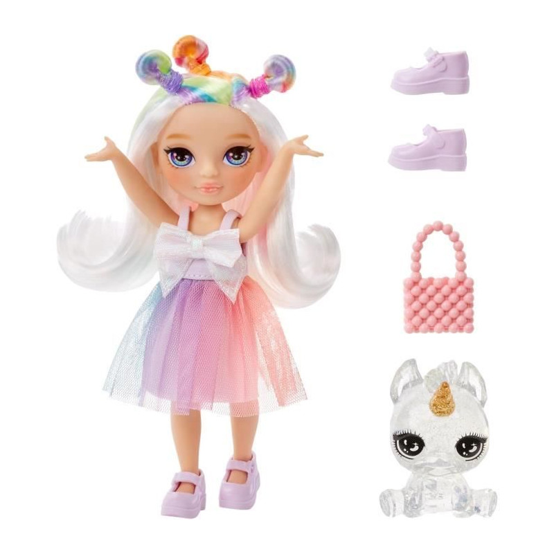 Rainbow High Littles - Poupée 15cm + animal de compagnie - Arc -en-Ciel - Des 4ans