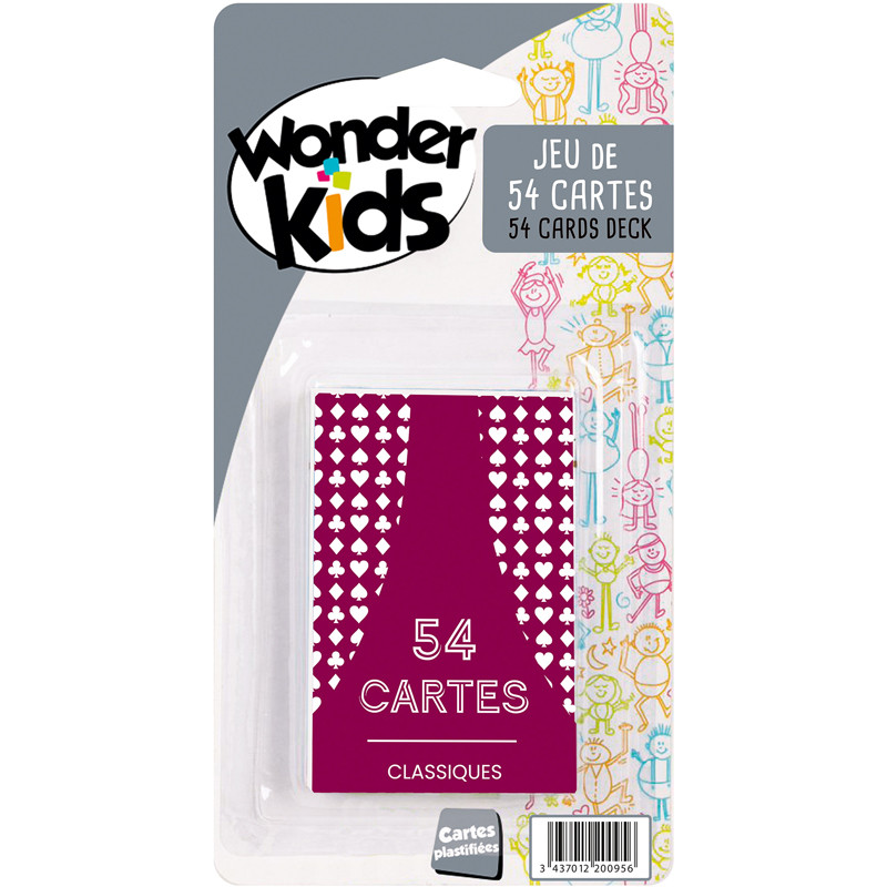 ETUI 54 CARTES PLASTIFIEES AS2 WONDERKIDS COU4331WP3FS1