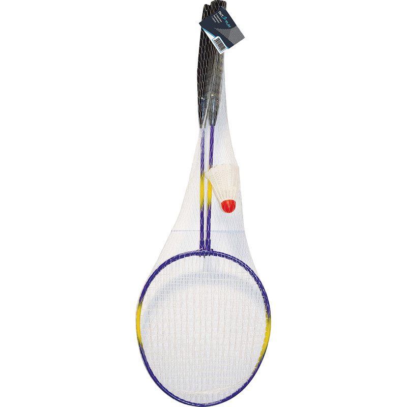 2 RAQ BADMINTON + VOLANT O2P OUT2PLAY BR 016