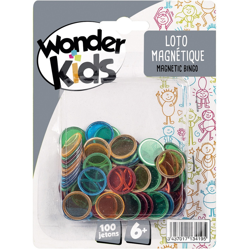 100 PIONS LOTO MAGNETIQUE WONDERKIDS HKT713419