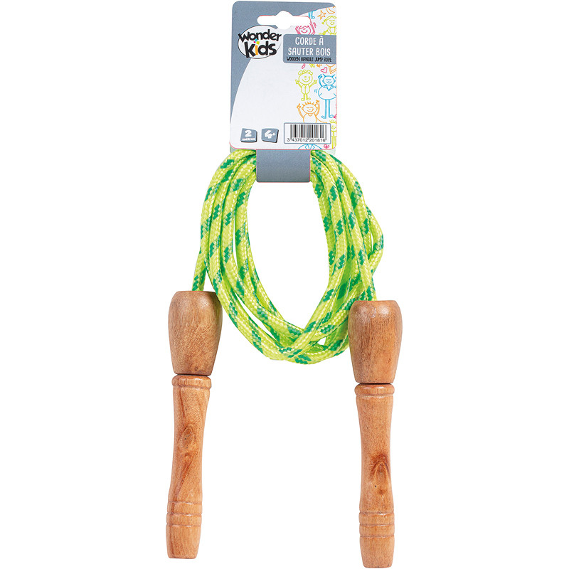 CORDE A SAUTER 2M BOIS ASSORTIMENT WONDERKIDS COU1146P3FS1