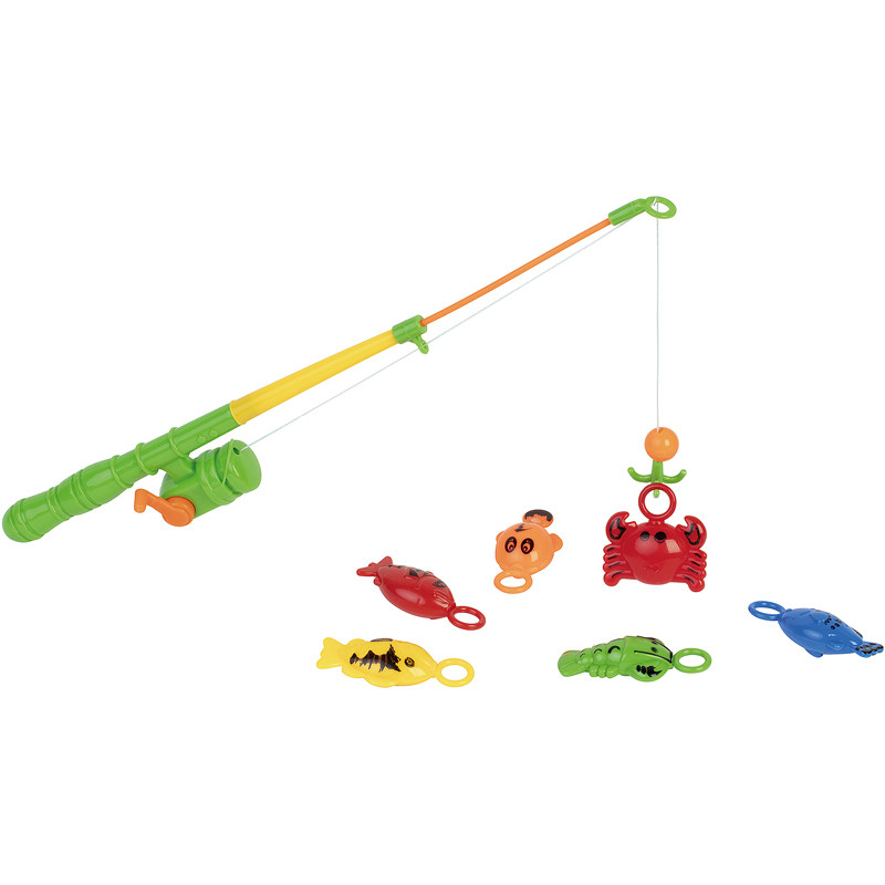 CANNE A PECHE 41CM 6 POISSONS WONDERKIDS HKT714422