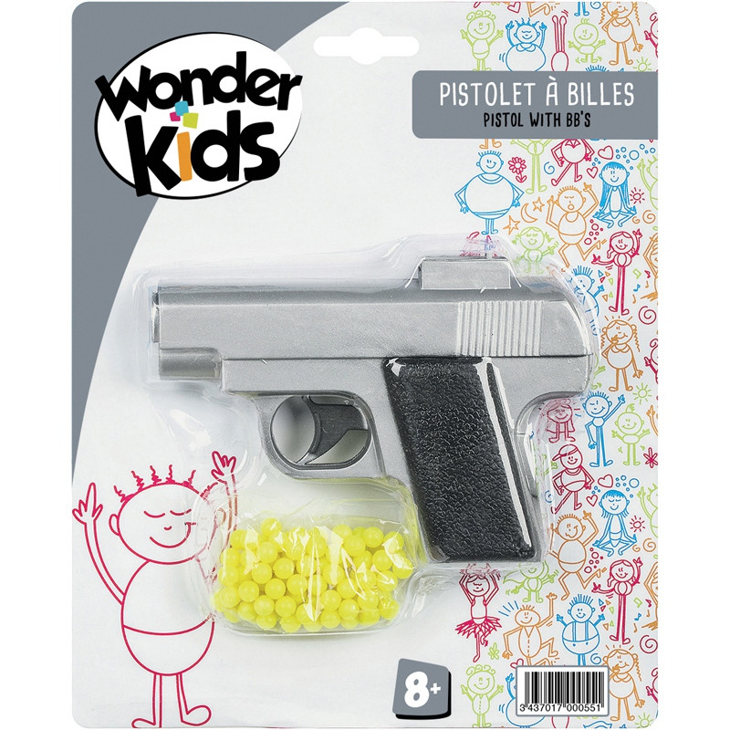 PISTOLET BILLES AGENT WONDERKIDS COU1190P3FS1