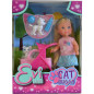 EVI 12CM POUSSETTE + 2 CHATS Smoby 105733348