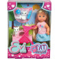 EVI 12CM POUSSETTE + 2 CHATS Smoby 105733348