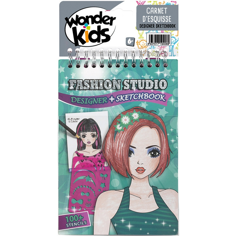 CARNET CREATION STYLISTE ASSORTIMENT WONDERKIDS KQ2822 2824 282