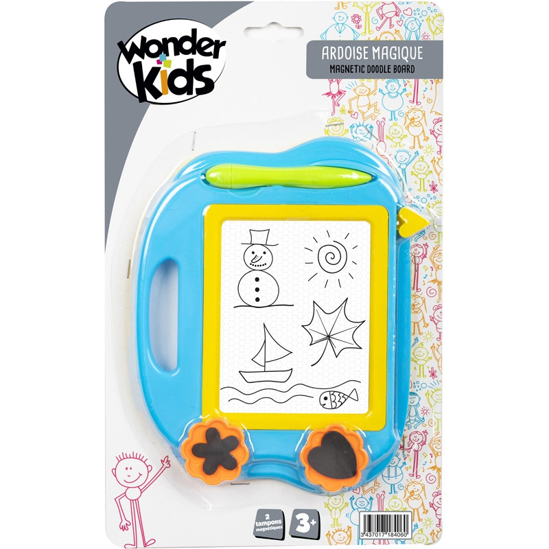 ARDOISE MAGIQ + 2 TAMPONS ASSORTIMENT WONDERKIDS ABC 287232