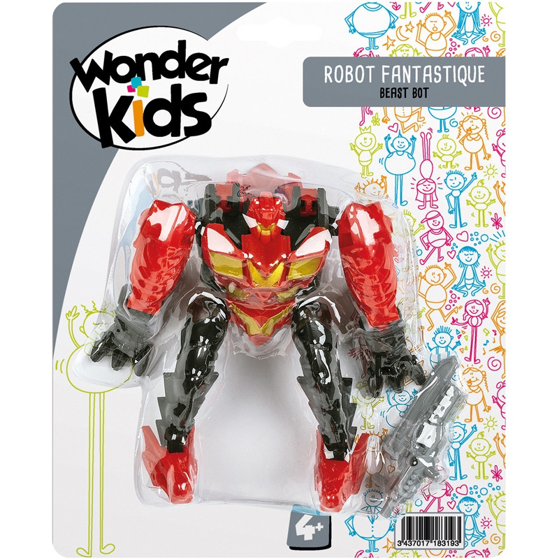 ROBOT FANTASTIQUE TRANSF. ASSORTIMENT WONDERKIDS ABC 279286