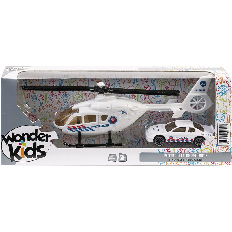 HELICO SECOURS+AUTO METAL ASSORTIMENT WONDERKIDS ABC 426765