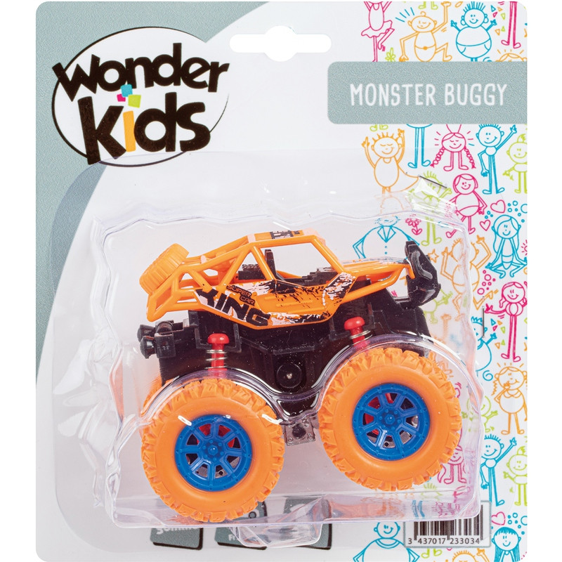 MONSTER BUGGY 9CM FR ASSORTIMENT WONDERKIDS YF2201038