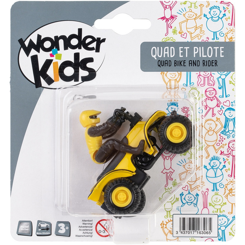 QUAD METAL RF + PILOTE ASSORTIMENT WONDERKIDS HKT716306