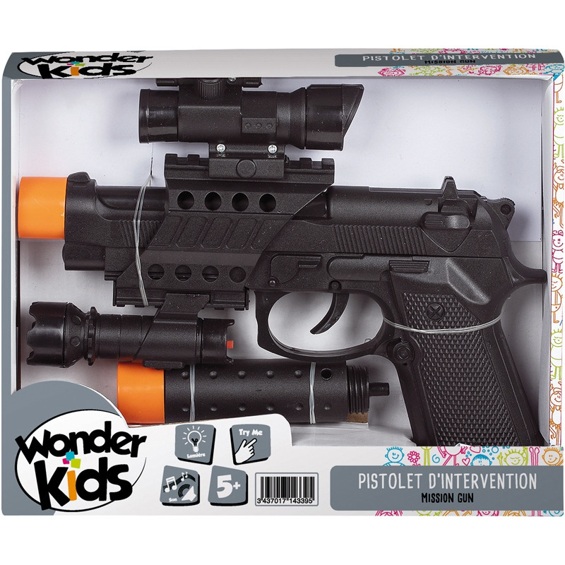 PISTOLET VISEUR SON LUM ACC WONDERKIDS KQ121324