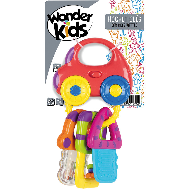 HOCHET CLES SON ET LUMIERE WONDERKIDS 0696 1