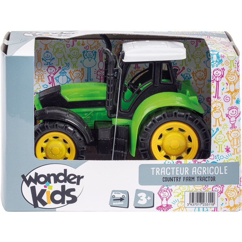 TRACTEUR 17CM FR ASSORTIMENT WONDERKIDS 1215 1A