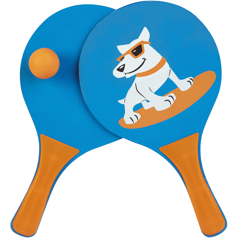 BEACH BALL DOGGY SURF 6MM CHIEN1