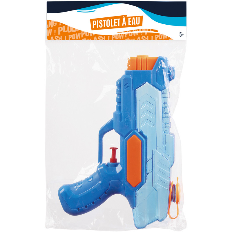 PISTOLET 21 CM 1 JET EAU ASSORTIMENT ABC 701727