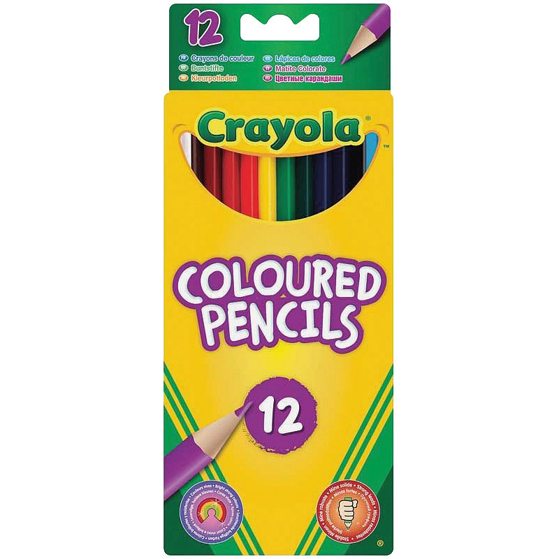 12 CRAYONS DE COULEUR GOLIATH BV GOH256245