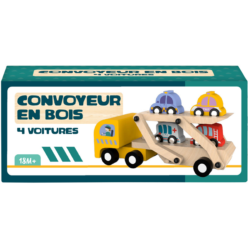 CONVOYEUR BOIS 4 VOITURES KDJ714