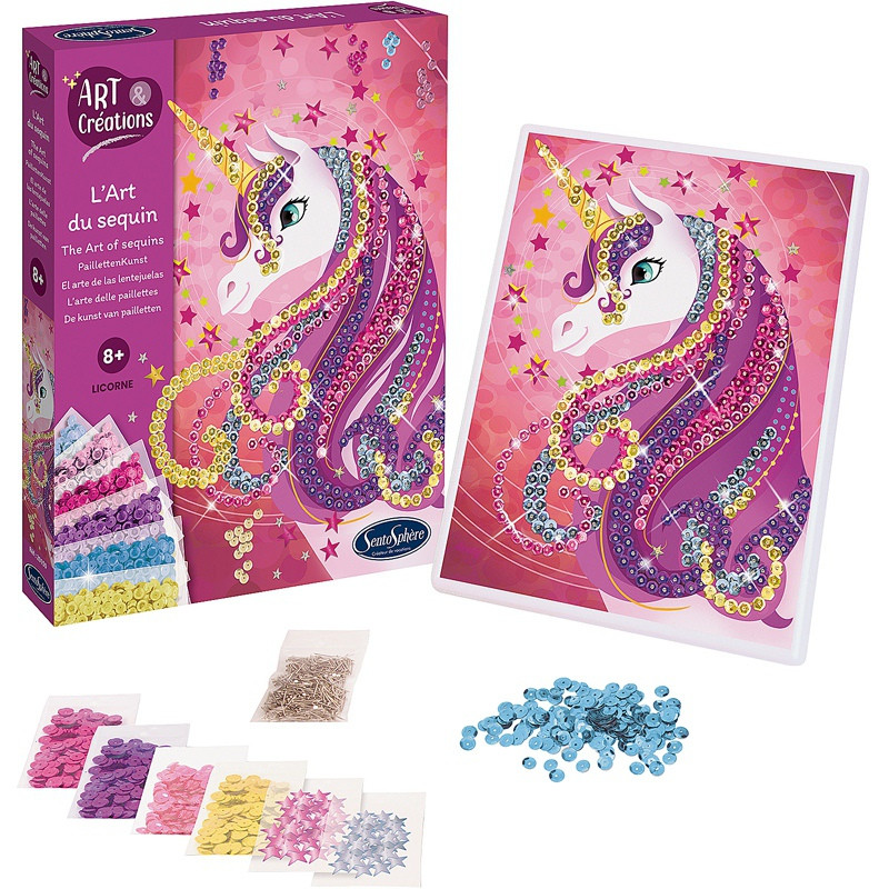 ART DU SEQUIN LICORNE SENTOSPHERE SER20150